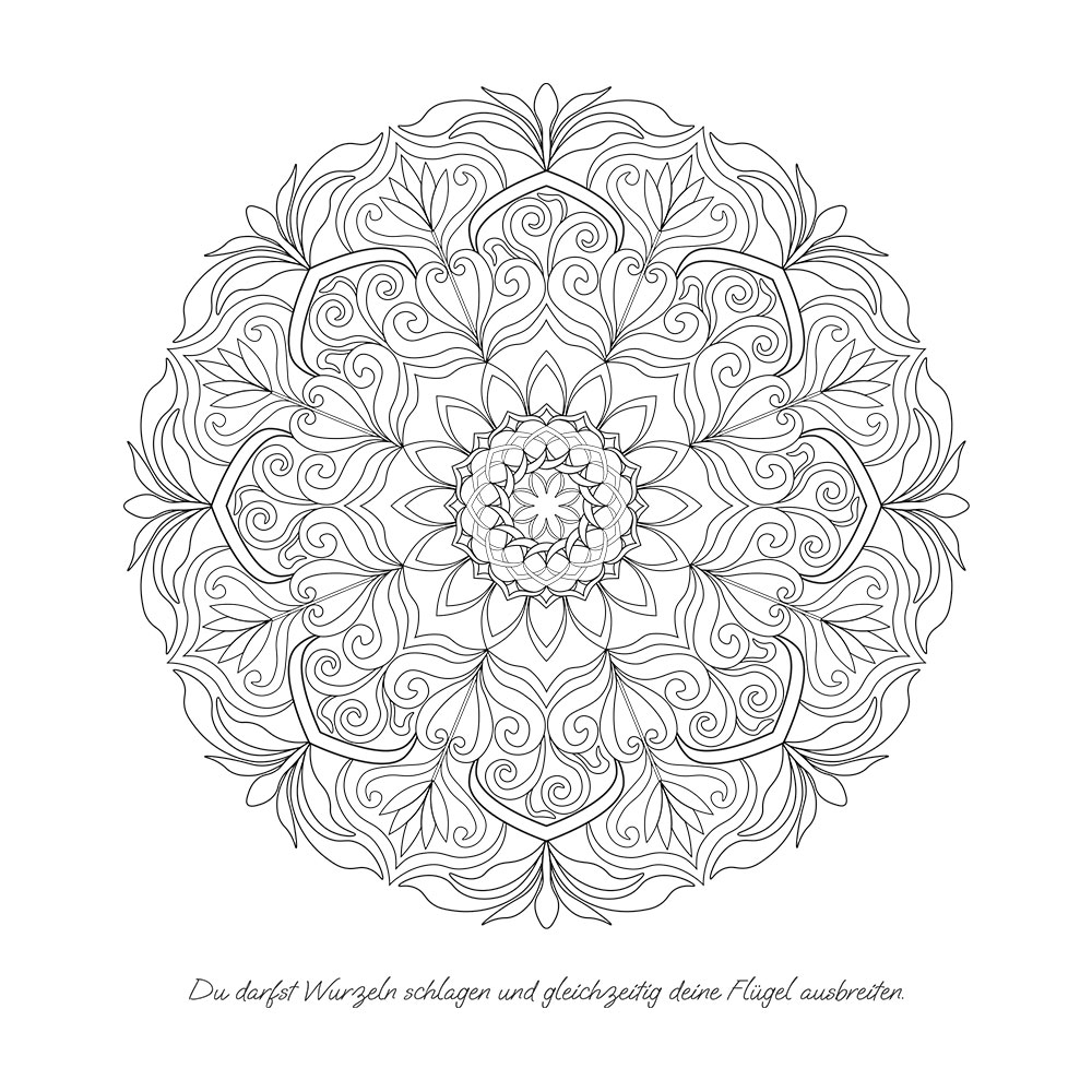 JO ELBA | Buecher | Ein Garten voller Mandalas – 52 Mandalas mit liebevollen Affirmationen zum Aufblühen & Wachsen | Ausmalbuch für Erwachsene | Blick ins Buch 3 JO ELBA | Buecher | Ein Garten voller Mandalas – 52 Mandalas mit liebevollen Affirmationen zum Aufblühen & Wachsen | Ausmalbuch für Erwachsene | Blick ins Buch 3
