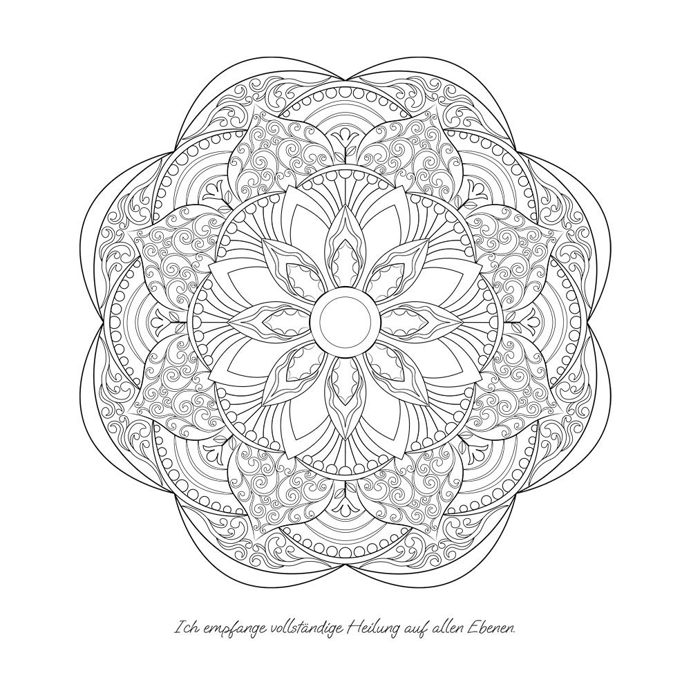JO ELBA | Buecher | Ein Jahr voller Mandalas – 52 Mandalas mit liebevollen Affirmationen zum Aufblühen & Wachsen | Ausmalbuch für Erwachsene | Blick ins Buch 5