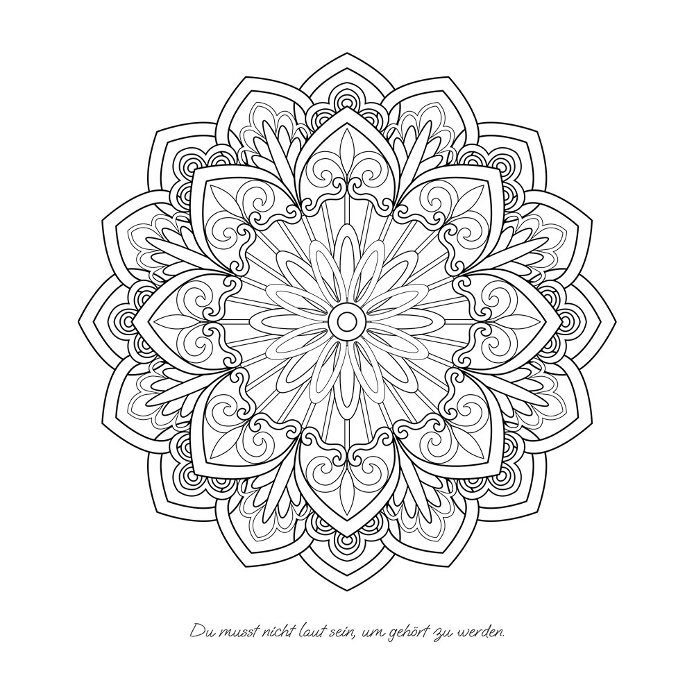 JO ELBA | Buecher | Eine Reise voller Mandalas – 52 Mandalas mit liebevollen Affirmationen zum Aufblühen & Wachsen | Ausmalbuch für Erwachsene | Blick ins Buch 3 JO ELBA | Buecher | Eine Reise voller Mandalas – 52 Mandalas mit liebevollen Affirmationen zum Aufblühen & Wachsen | Ausmalbuch für Erwachsene | Blick ins Buch 3