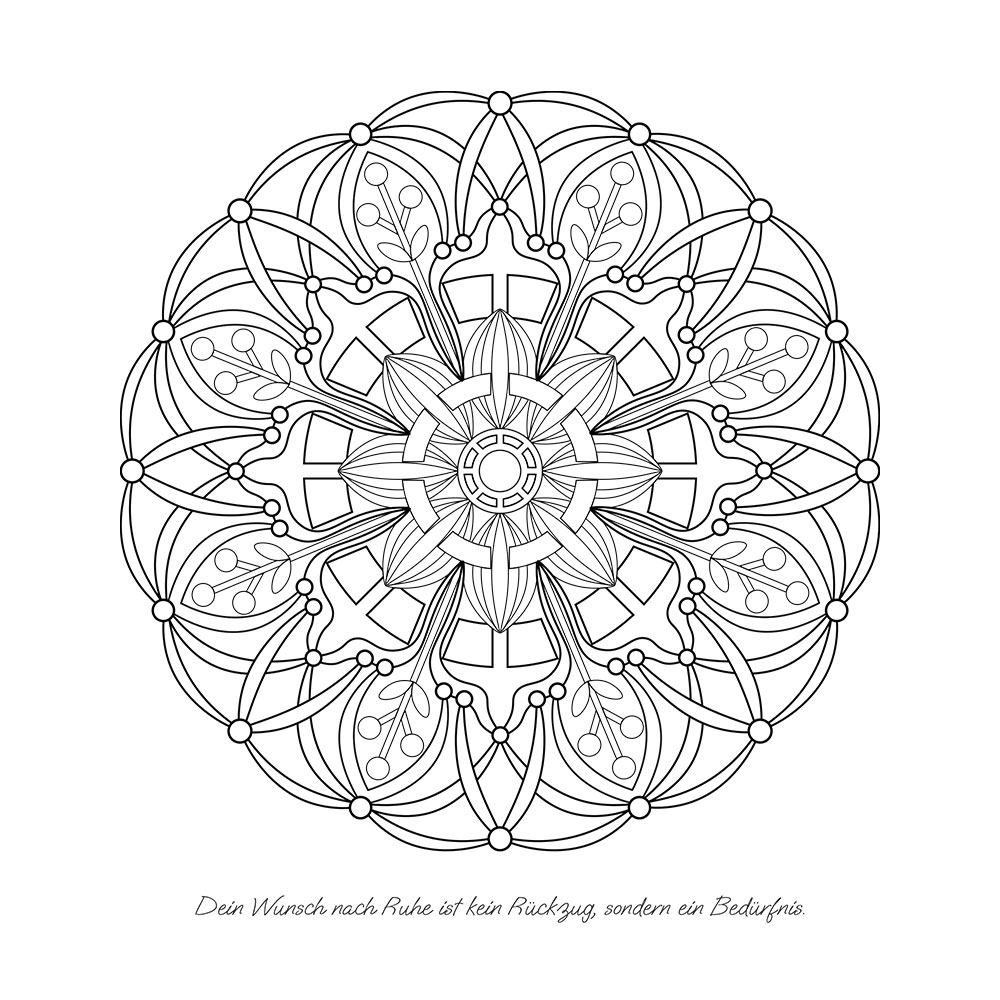 JO ELBA | Buecher | Eine Reise voller Mandalas – 52 Mandalas mit liebevollen Affirmationen zum Aufblühen & Wachsen | Ausmalbuch für Erwachsene | Blick ins Buch 6 JO ELBA | Buecher | Eine Reise voller Mandalas – 52 Mandalas mit liebevollen Affirmationen zum Aufblühen & Wachsen | Ausmalbuch für Erwachsene | Blick ins Buch 6