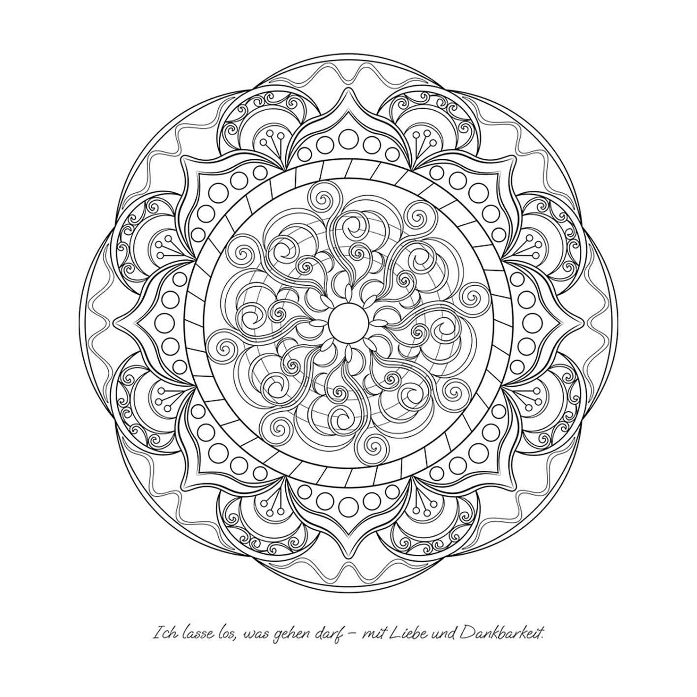 JO ELBA | Buecher | Ein Jahr voller Mandalas – 52 Mandalas mit liebevollen Affirmationen zum Aufblühen & Wachsen | Ausmalbuch für Erwachsene | Blick ins Buch 4