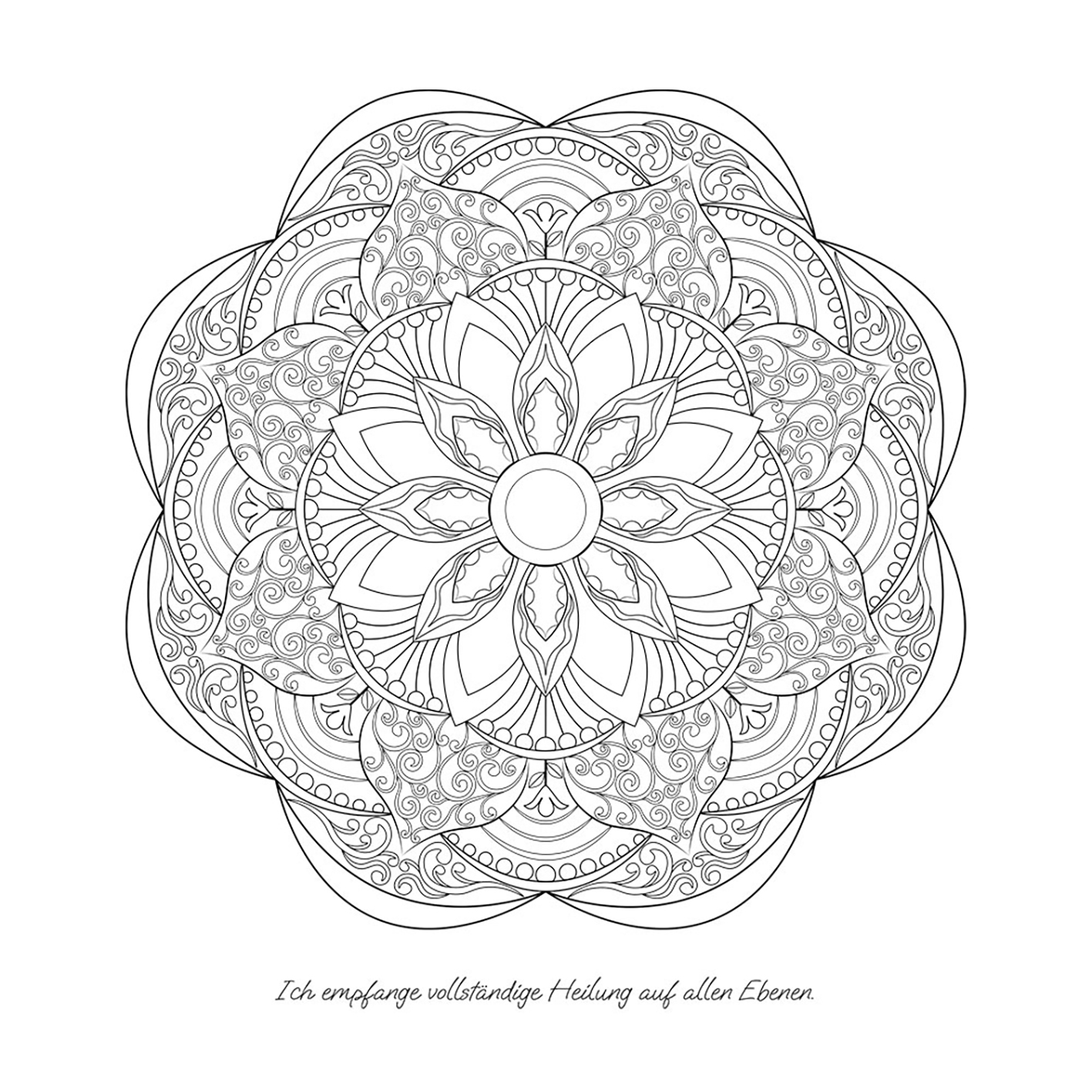 JO ELBA | Buecher | Ein Jahr voller Mandalas – 52 Mandalas mit liebevollen Affirmationen zum Aufblühen & Wachsen | Ausmalbuch für Erwachsene | Blick ins Buch 5
