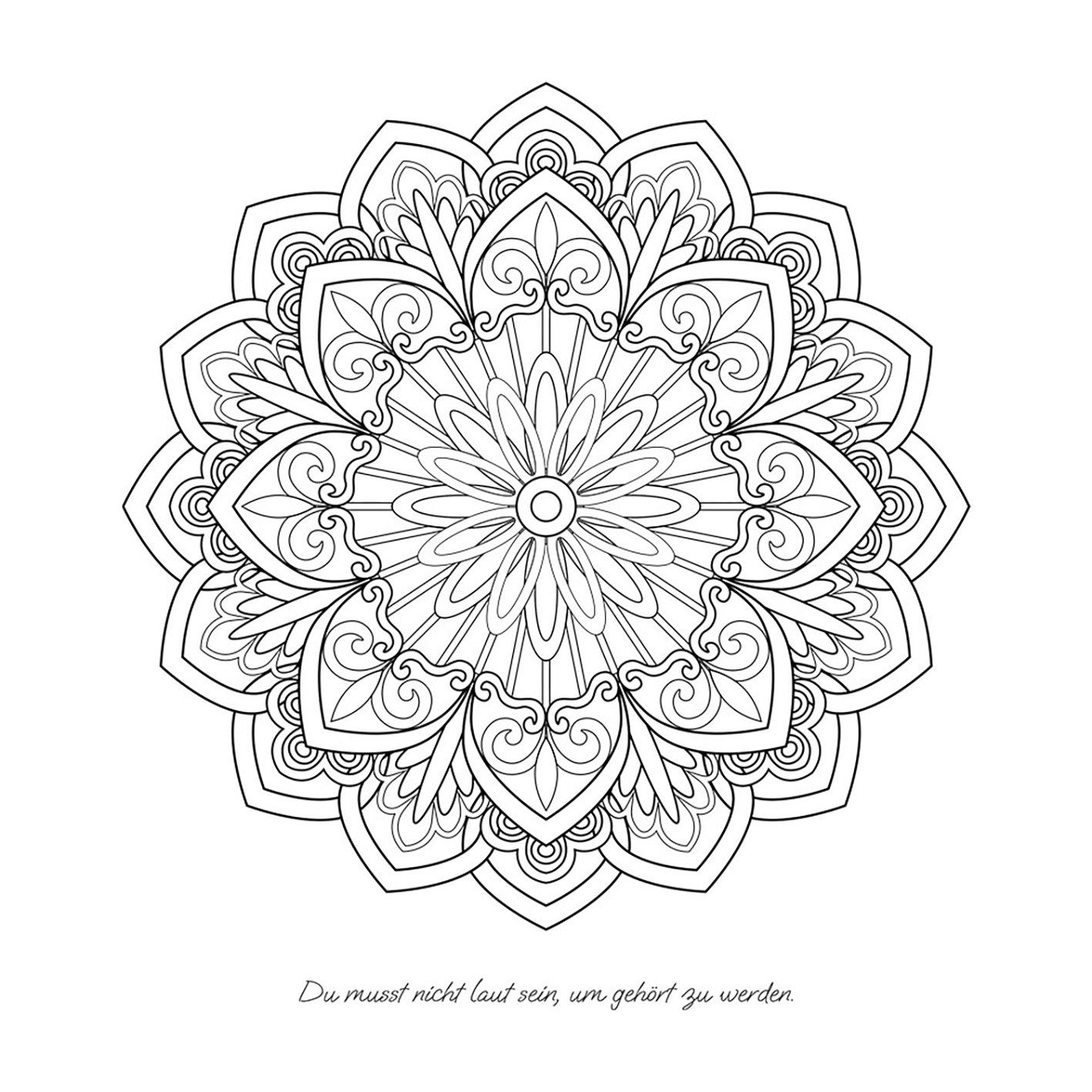 JO ELBA | Buecher | Eine Reise voller Mandalas – 52 Mandalas mit liebevollen Affirmationen zum Aufblühen & Wachsen | Ausmalbuch für Erwachsene | Blick ins Buch 3