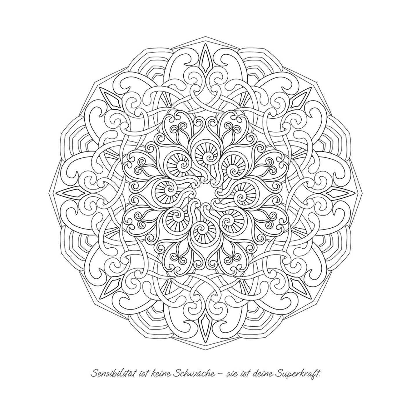 JO ELBA | Buecher | Eine Reise voller Mandalas – 52 Mandalas mit liebevollen Affirmationen zum Aufblühen & Wachsen | Ausmalbuch für Erwachsene | Blick ins Buch 5