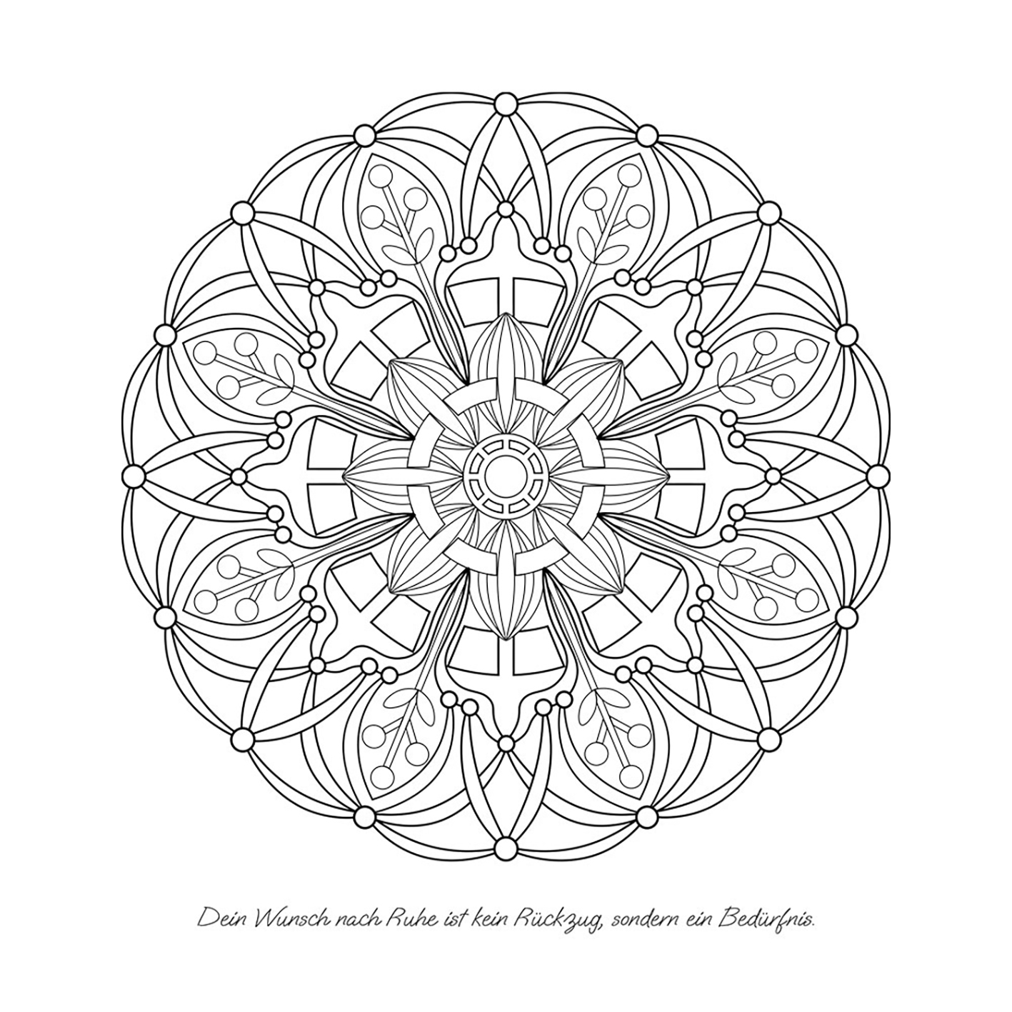 JO ELBA | Buecher | Eine Reise voller Mandalas – 52 Mandalas mit liebevollen Affirmationen zum Aufblühen & Wachsen | Ausmalbuch für Erwachsene | Blick ins Buch 6