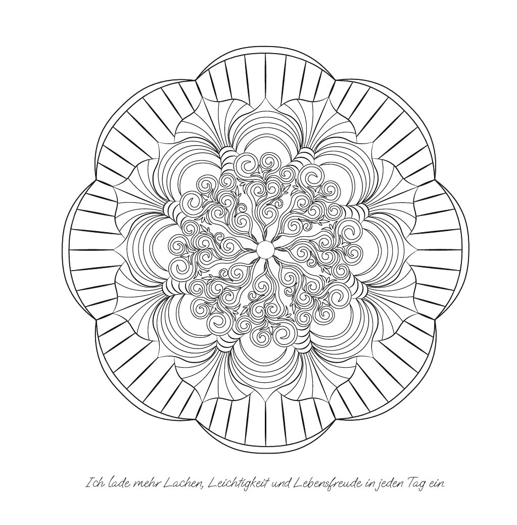 JO ELBA | Buecher | Ein Jahr voller Mandalas - 52 Mandalas mit magischen Herzensbotschaften an das Universum | Ausmalbuch für Erwachsene